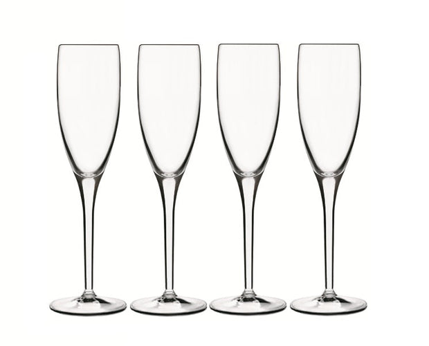 Luigi Bormioli Michelangelo Masterpiece Flute Glasses, 200ml x 4