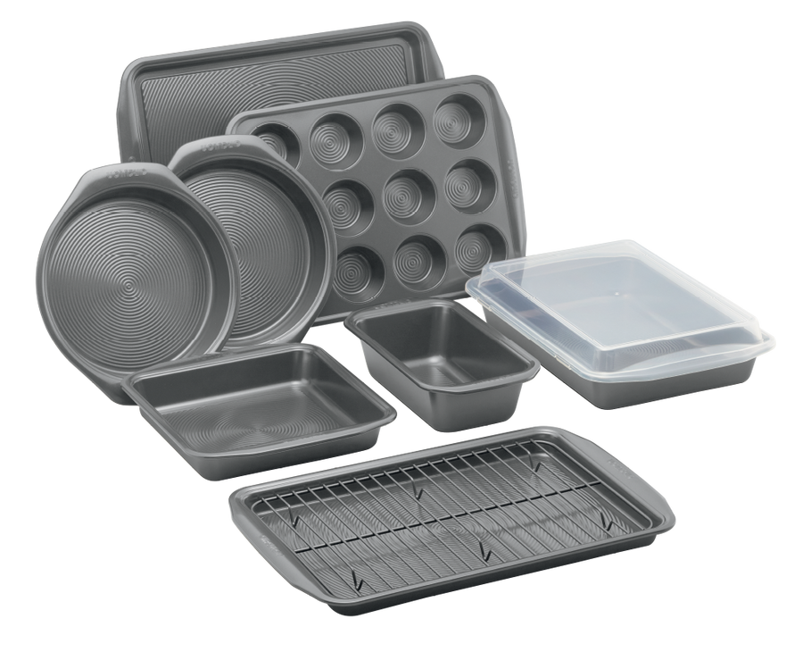 Circulon Momentum Non-Stick Baking Tray, Cake Tin & Muffin Tray Set - 10 Pieces