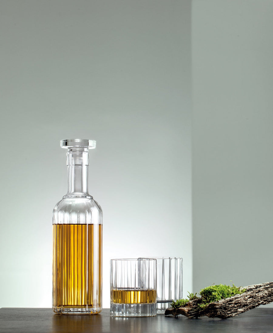 Luigi Bormioli: Bach Whisky Glass Gift Set & Decanter - 4 Pack