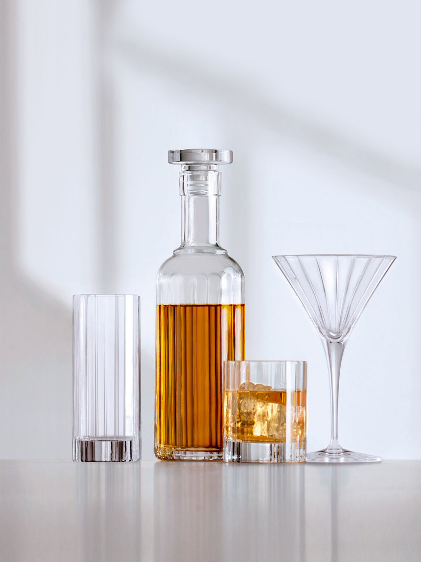 Luigi Bormioli: Bach Whisky Glass Gift Set & Decanter - 4 Pack