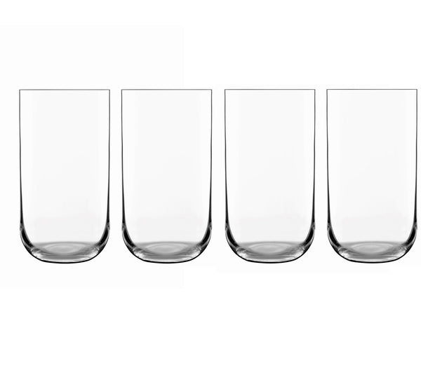 Luigi Bormioli Sublime Beverage Glasses Set 590 ml Crystal Glassware - Pack of 4
