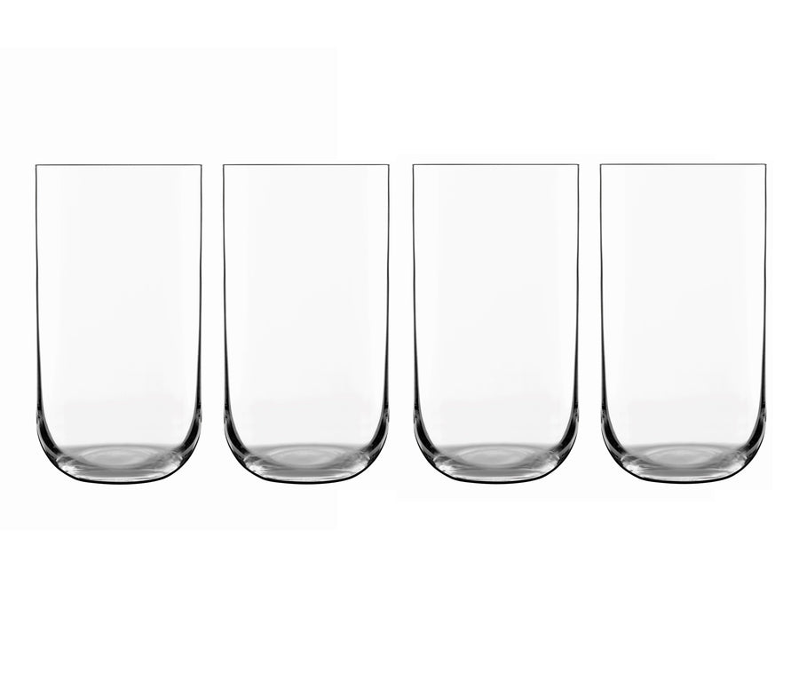 Luigi Bormioli Sublime Beverage Glasses Set 590 ml Crystal Glassware - Pack of 4