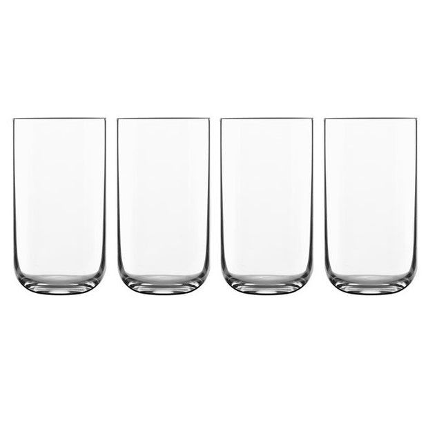 Luigi Bormioli Sublime Hi-Ball Glasses Set 450 ml Crystal Glassware - Pack of 4