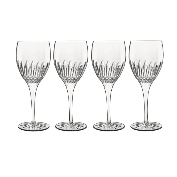 Luigi Bormioli: Diamante Riesling White Wine Glasses 380ML - 4 Pack