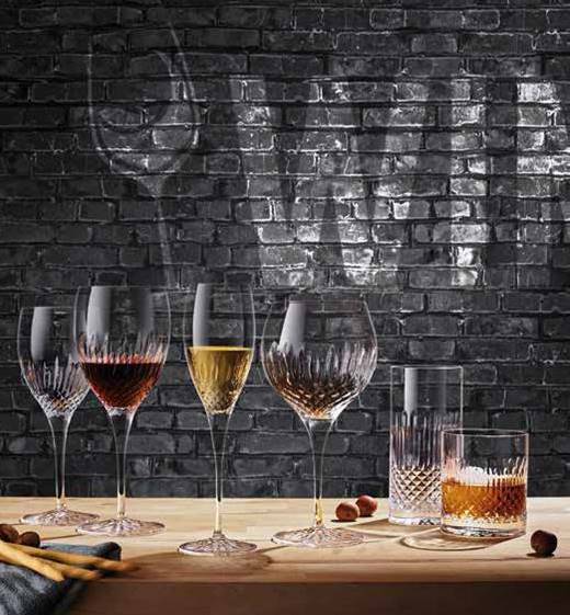 Luigi Bormioli: Diamante Riesling White Wine Glasses 380ML - 4 Pack