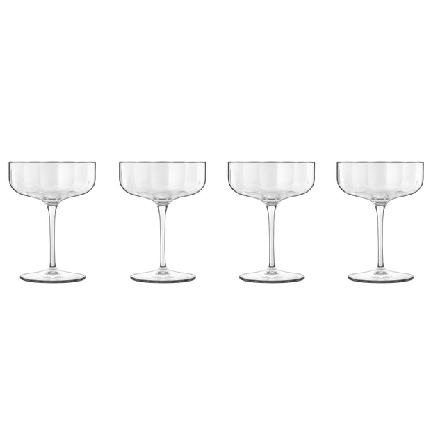 Luigi Bormioli Jazz Coupe Cocktail Glasses, 300ml x 4