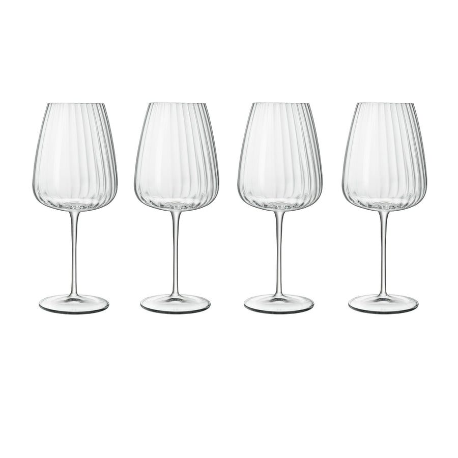 Luigi Bormioli: Optica Bordeaux Red Wine Glasses 700ML - 4 Pack