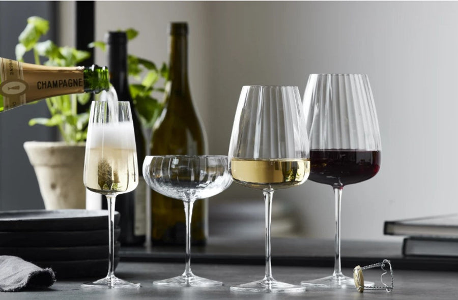 Luigi Bormioli: Optica Chardonnay Wine Glasses 550ML - 4 Pack
