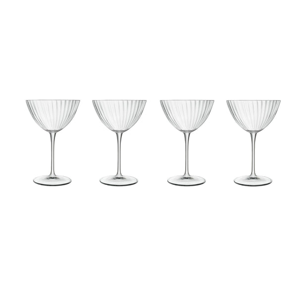 Luigi Bormioli: Optica Martini Glasses: 220ML - 4 Pack