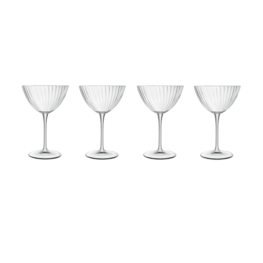 Luigi Bormioli: Optica Martini Glasses: 220ML - 4 Pack