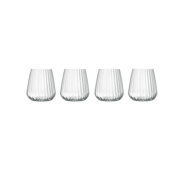 Luigi Bormioli: Optica Stemless Wine Glasses 450ML - 4 Pack