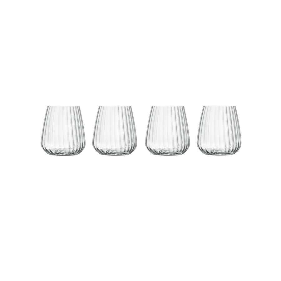 Luigi Bormioli: Optica Stemless Wine Glasses 450ML - 4 Pack