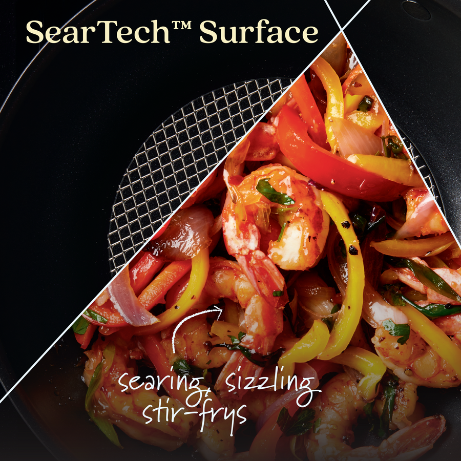 Anolon X SearTech: Non-Stick Wok & Lid