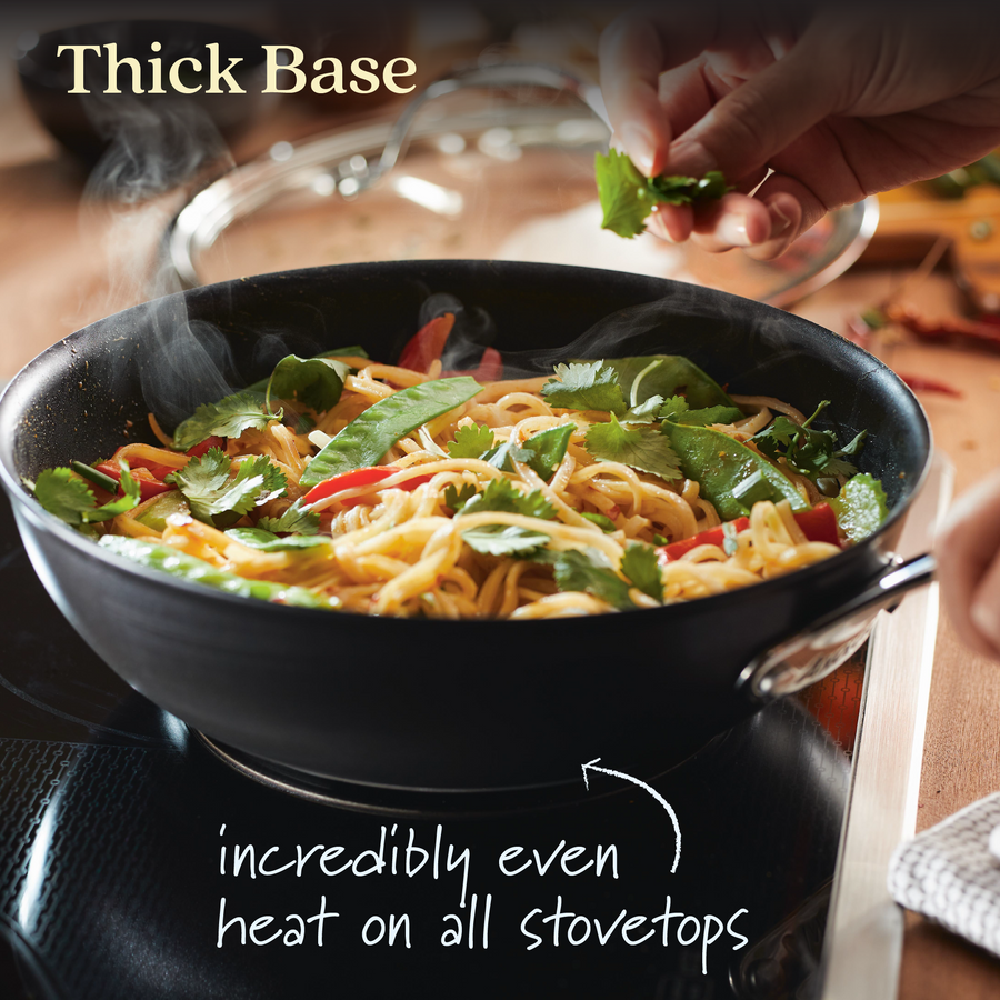 Anolon X SearTech: Non-Stick Wok & Lid