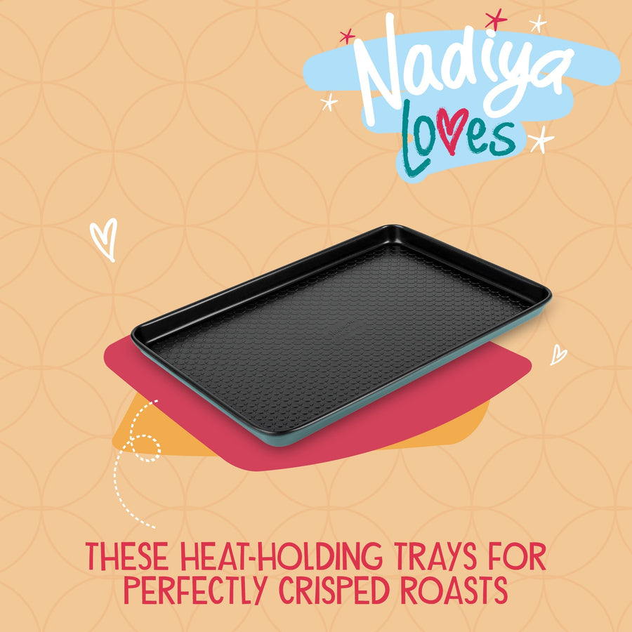 Prestige Oven Tray & Roast & Bake Set Carbon Steel Rectangular Bakeware