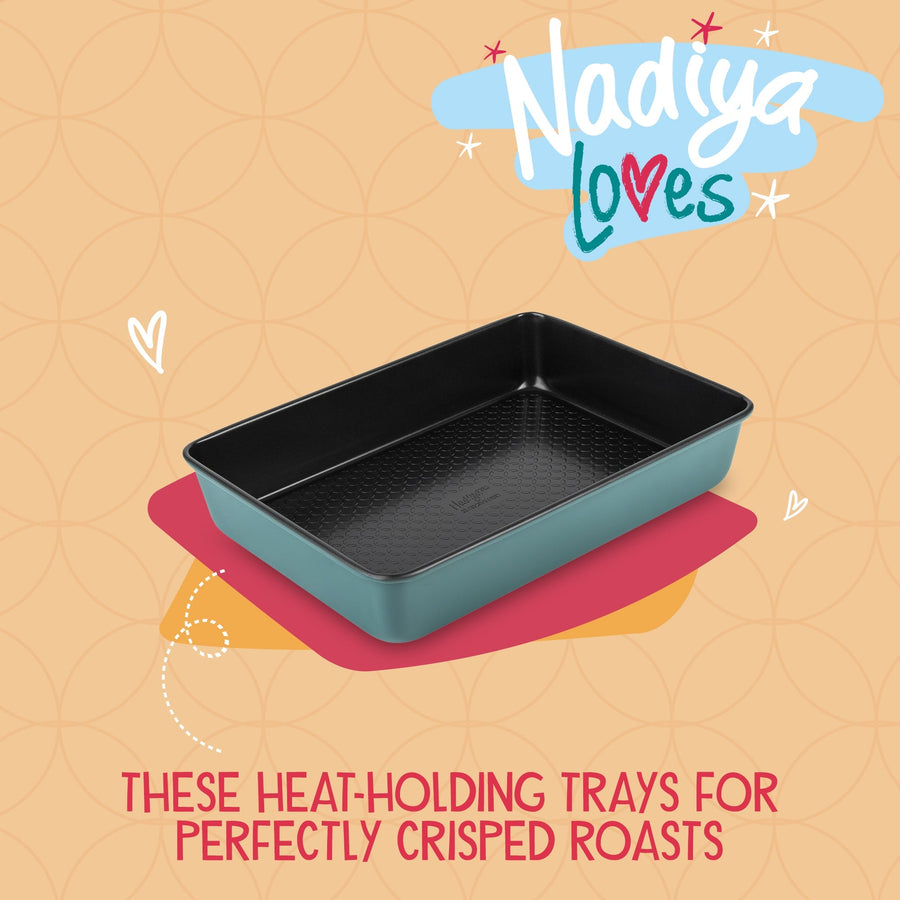 Prestige Oven Tray & Roast & Bake Set Carbon Steel Rectangular Bakeware