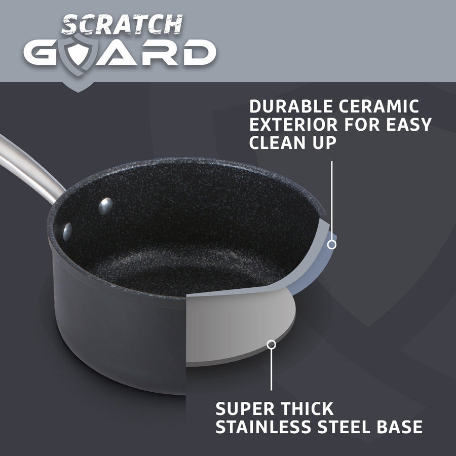 Prestige: Scratch Guard: Non-Stick Saucepan Set - 3 Piece