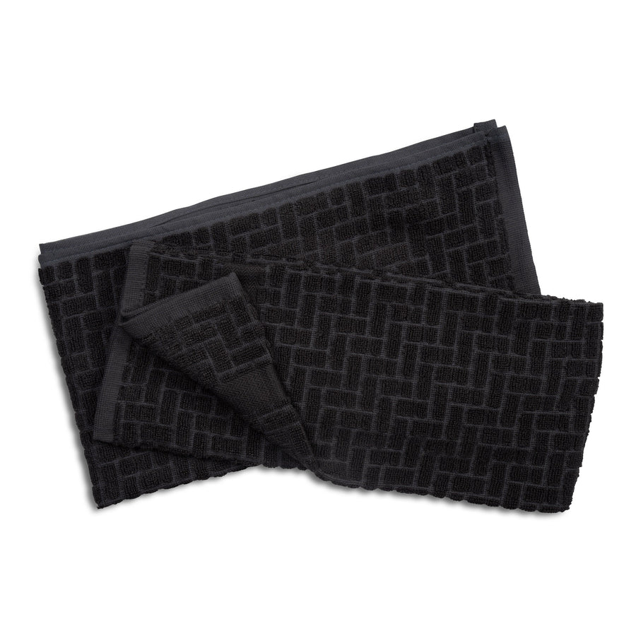 Cuisinart Bamboo Tea Towel, 2 Piece Set, Charcoal