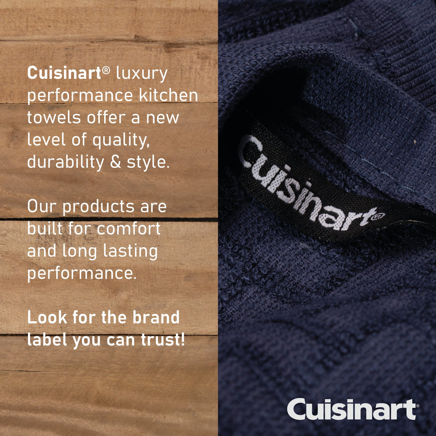 Cuisinart Bamboo Tea Towel, 2 Piece Set, Blue
