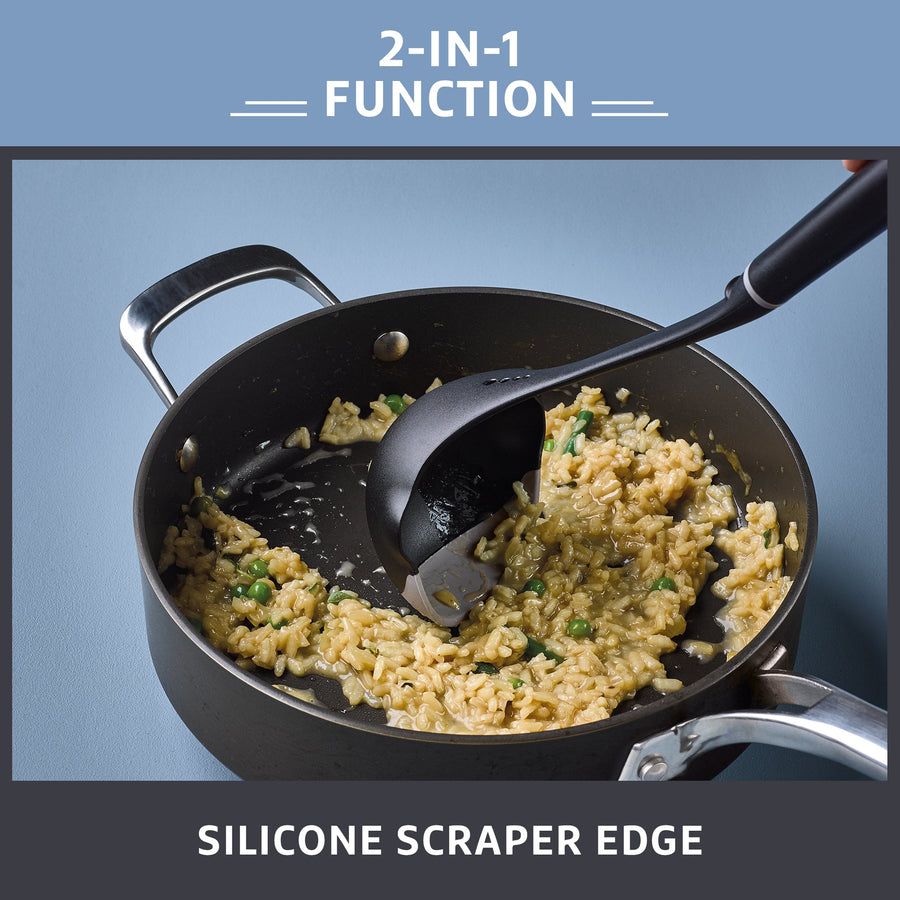 Prestige 2-in-1 Kitchen Utensil - Ladle with Silicone Edge