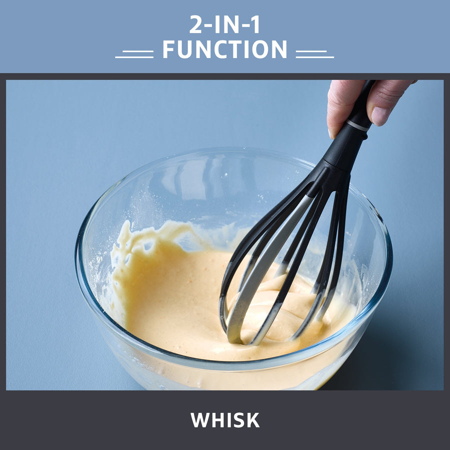 Prestige 2-in-1 Kitchen Utensil - Whisk with Silicone Edge