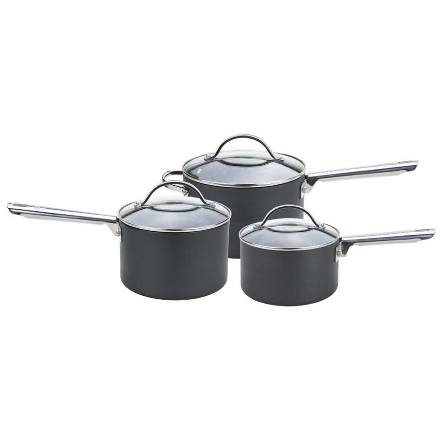 Anolon: Professional Non-Stick Saucepan & Lid Set - 3 Piece