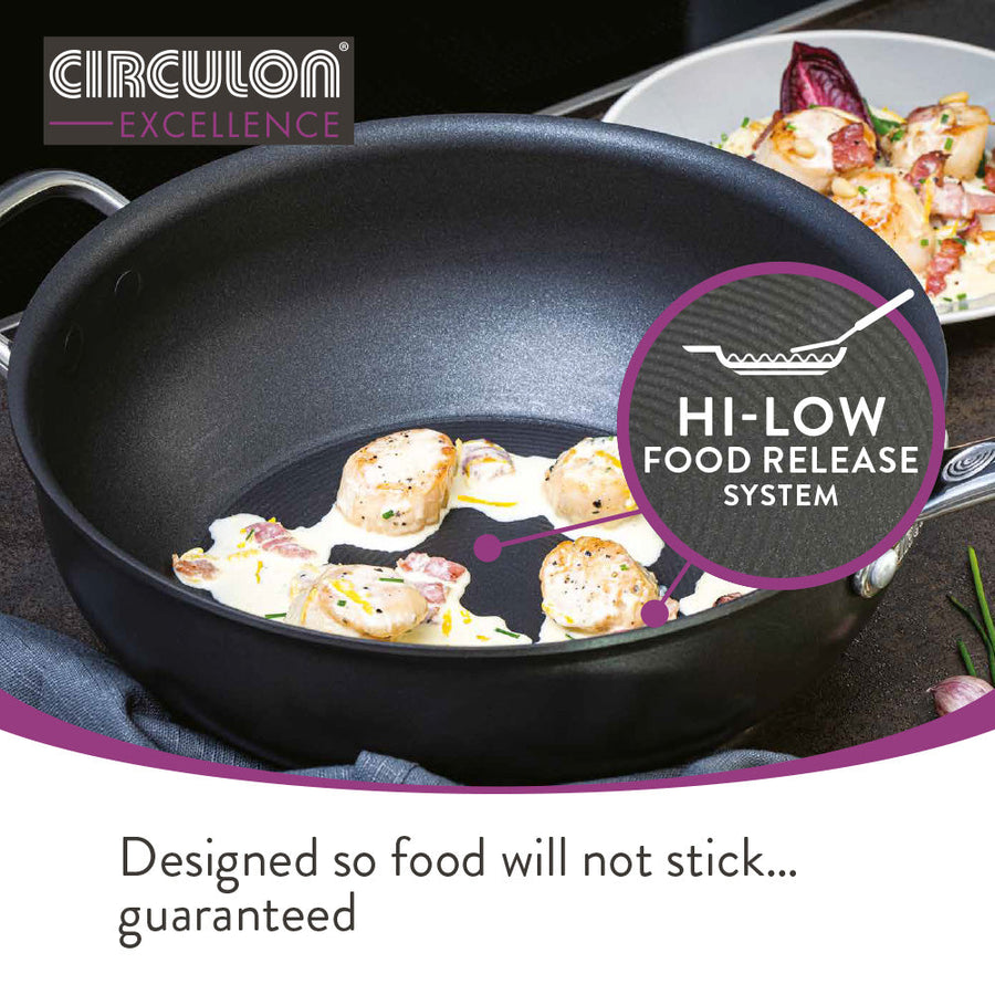 Circulon Excellence Non-Stick Induction Milk Pan - 16cm