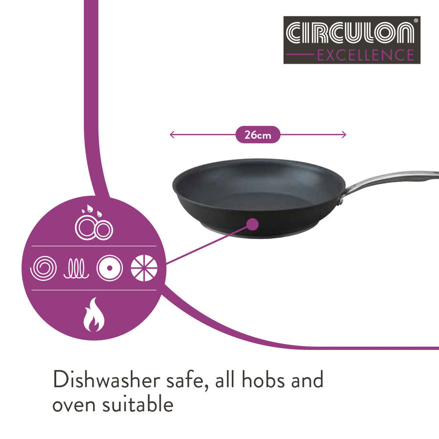 Circulon Excellence Non Stick Frying Pan - 3 Sizes