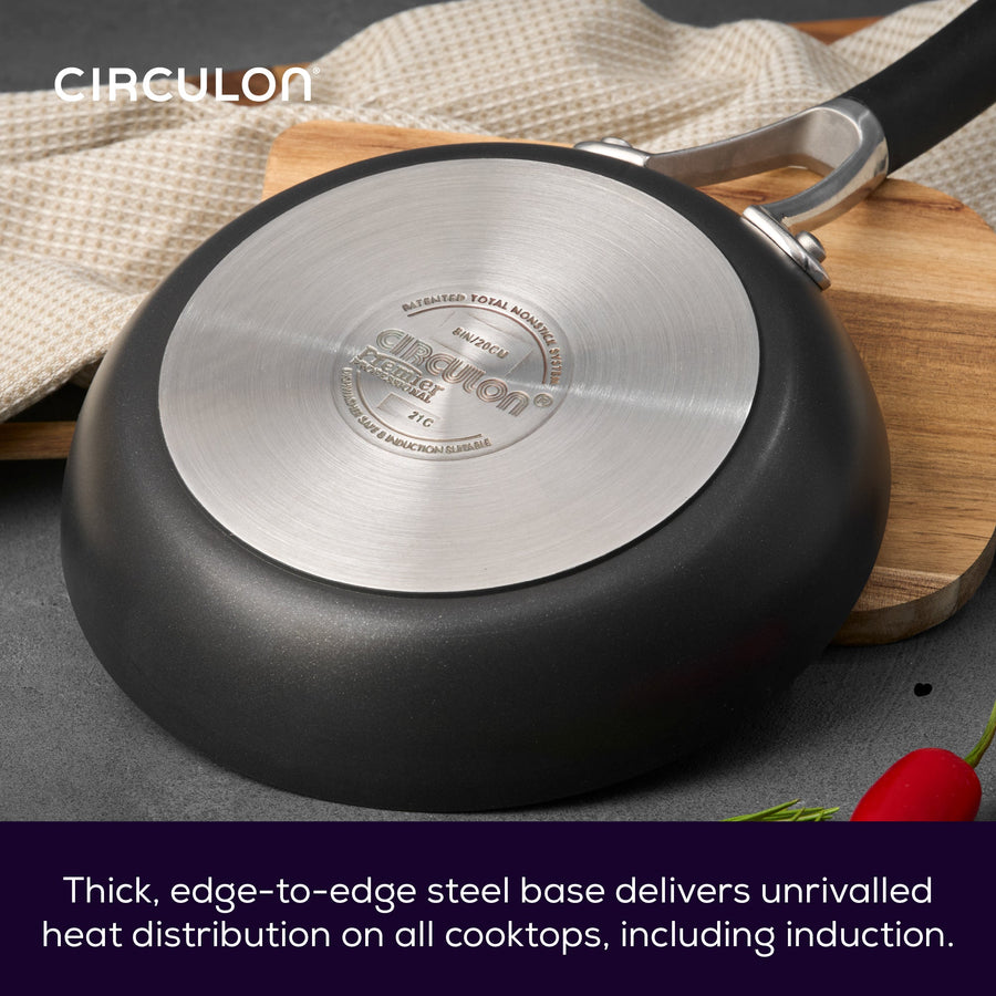 Circulon Premier Professional Frying Pan Set Non Stick Induction Pans - 20/28 cm