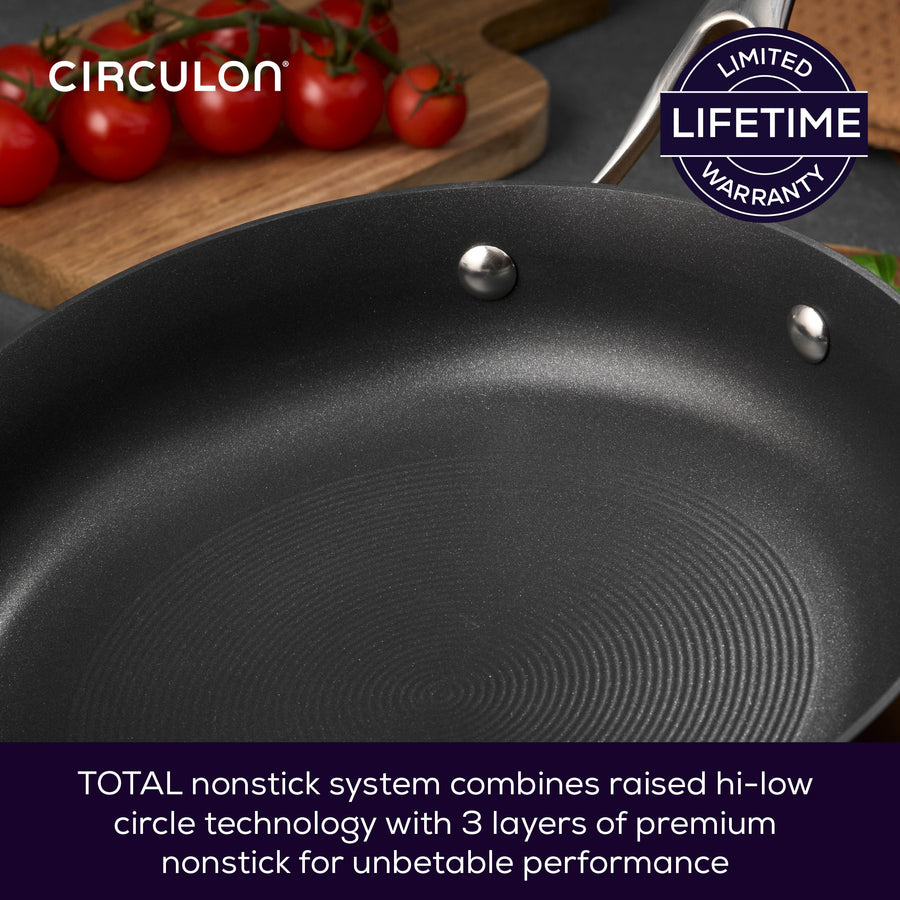 Circulon Style Hard Anodised Sauteuse, 27cm/3.8L