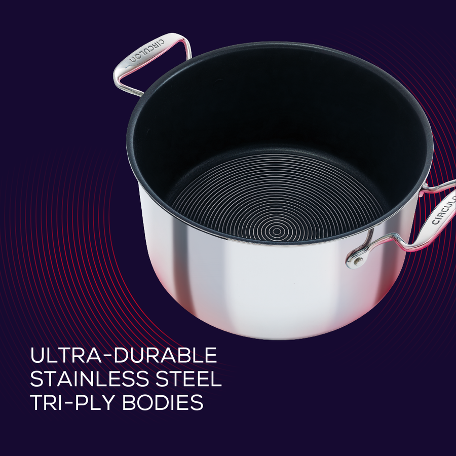 Circulon C Series Stainless Steel Stockpot, 26cm/7.6L