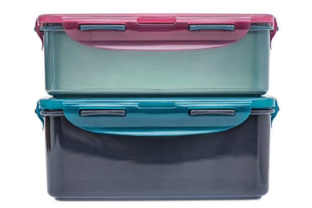LocknLock Eco Food Container Set Rectangular Lunch Storage Boxes - Pack of 2