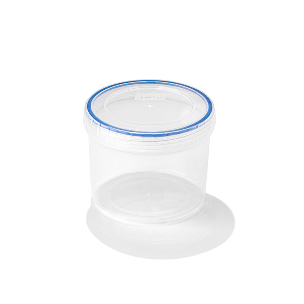 LocknLock Twist Food Container Reusable Round Kitchen Lunch Storage Box - 640 ml