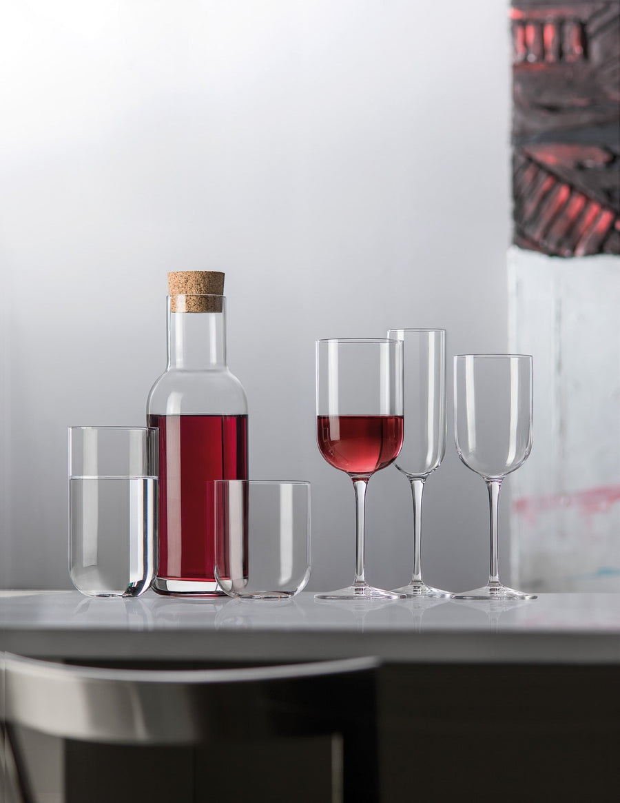Luigi Bormioli Sublime Carafe with Cork Stopper Crystal Glass Decanter - 1 L