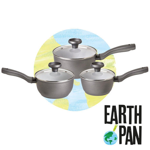 Prestige: Earth Pan Ceramic Non-Stick Saucepan Set - 3 Piece