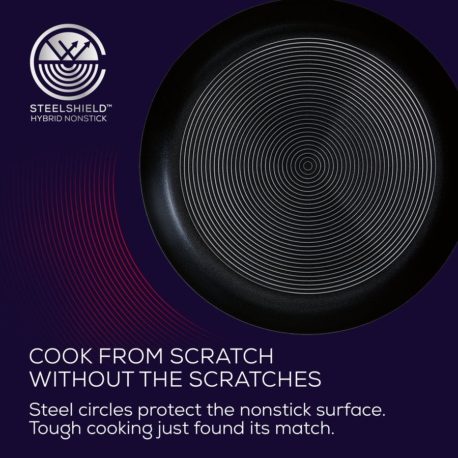 Circulon C Series Stainless Steel Covered Chefs Pan, 24cm/3.3L