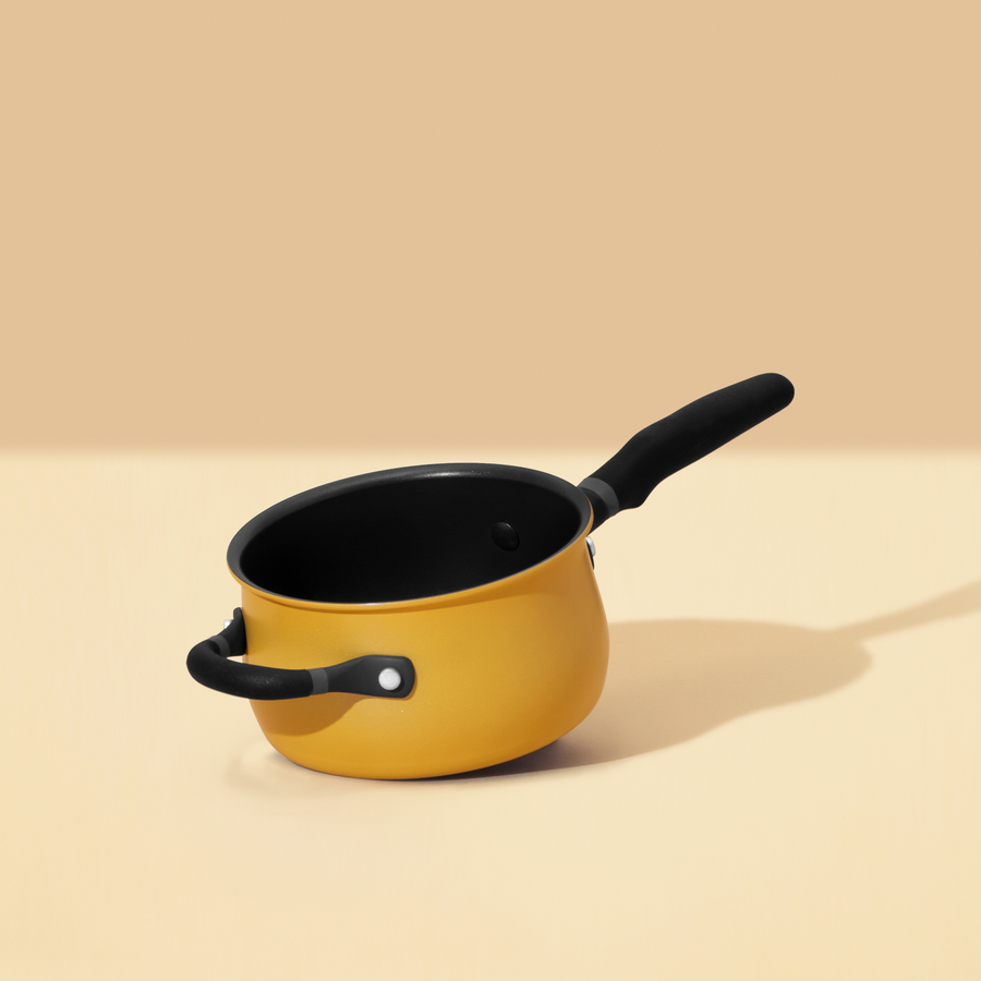 Meyer: Accent Spark Non-Stick Induction Frying Pan, Saucepan & Lid Set - 6 Pieces