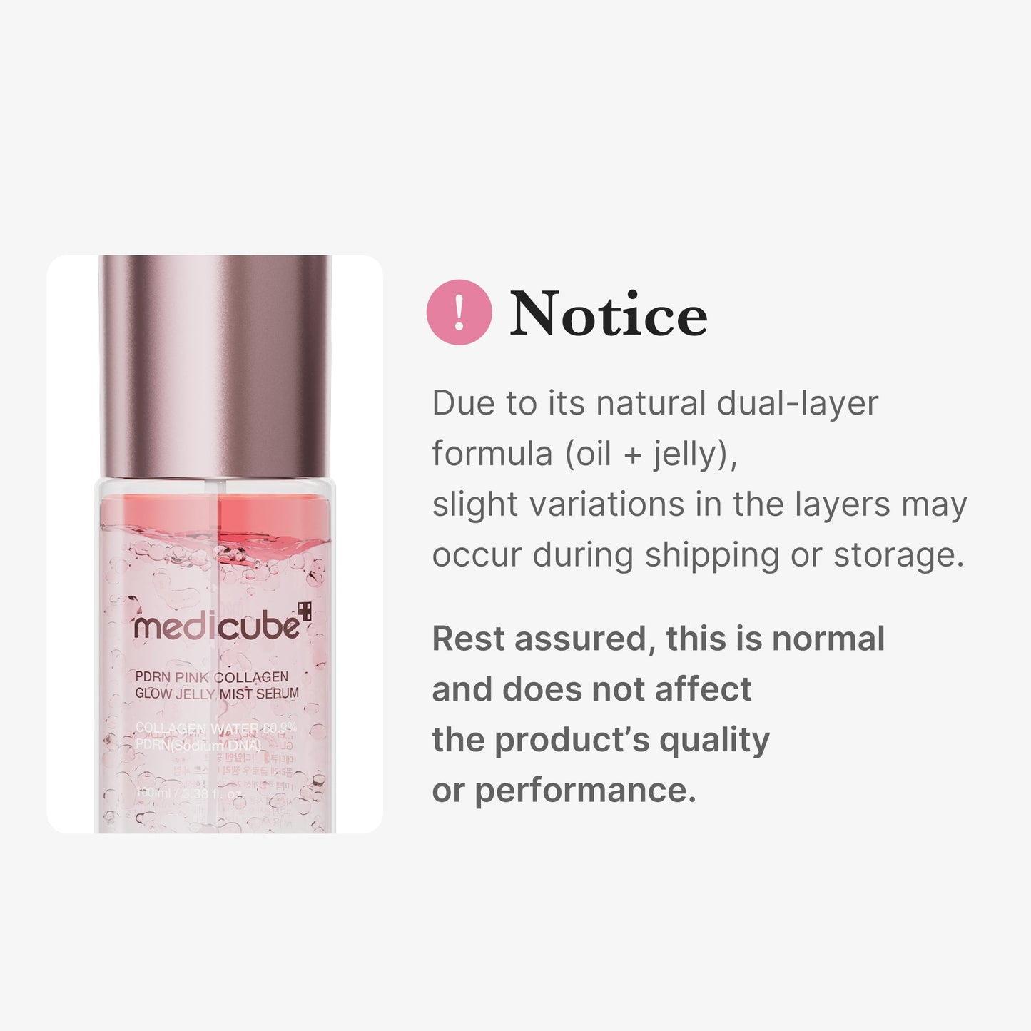 PDRN Pink Collagen Glow Jelly Mist Serum