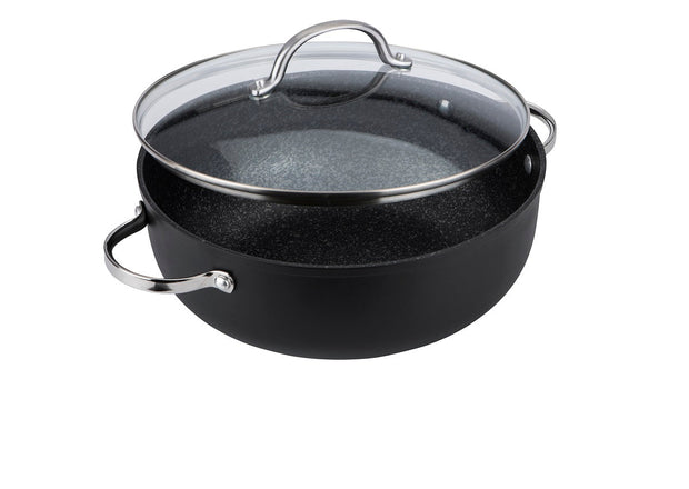 Scratch Guard Non-Stick Induction Casserole Dish & Lid - 28cm