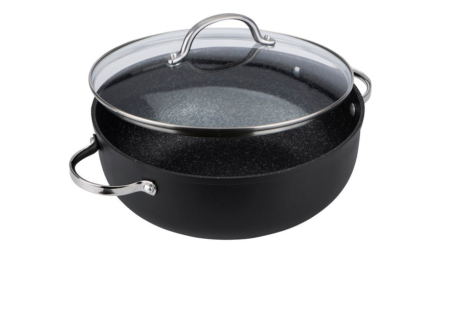 Scratch Guard Non-Stick Induction Casserole Dish & Lid - 28cm