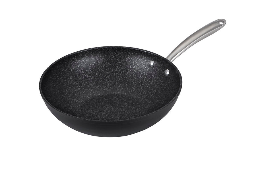 Prestige Scratch Guard Stir Fry Pan Induction Cookware Non Stick Wok Pan - 29 cm