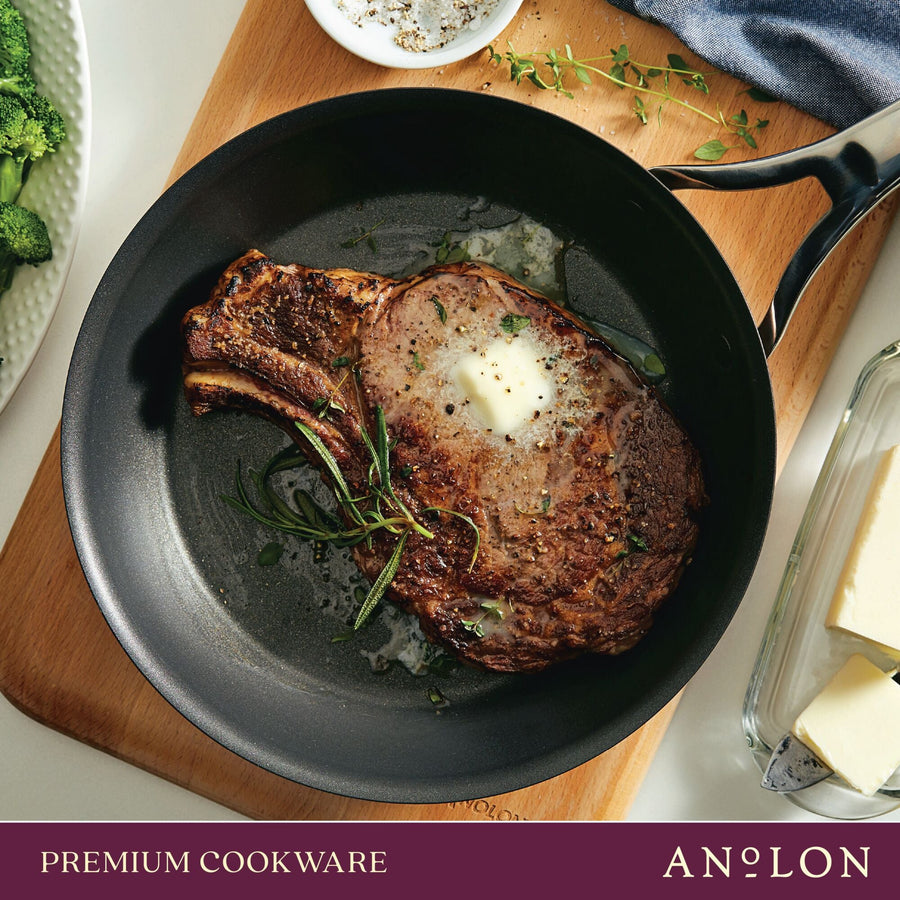 Anolon: Nouvelle Copper Luxe Non-Stick Skillet Pan - 25cm