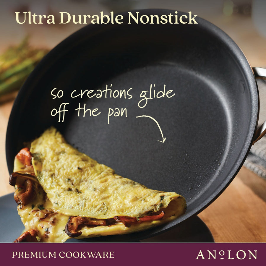 Anolon: Nouvelle Copper Luxe Non-Stick Skillet Pan - 30cm