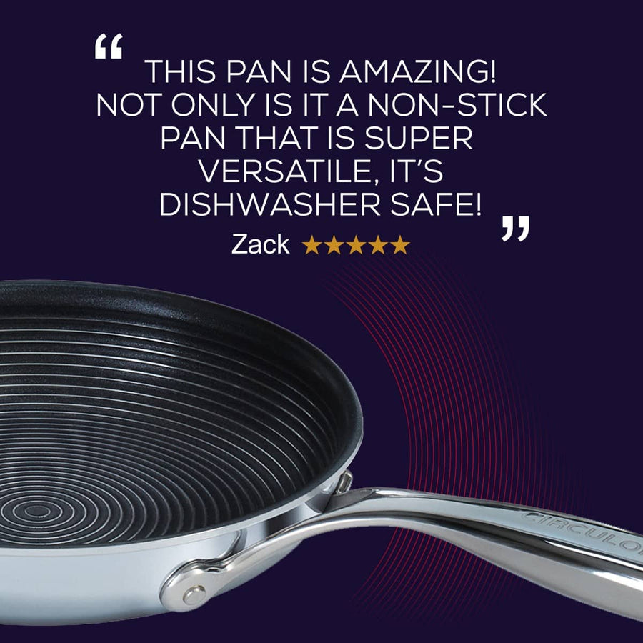 Circulon C Series Stainless Steel Skillet, 25cm